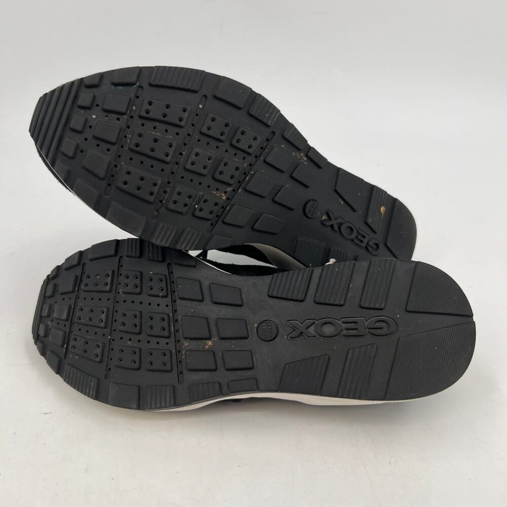 Geox Black Metallic Lace-Up Sneakers | Size 8 - Picture 10 of 10